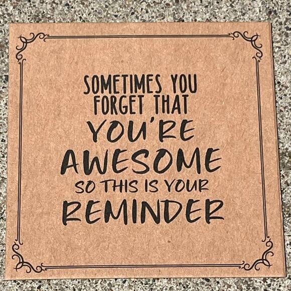 Stone Bracelet New You are Awesome Positive Affirmation Stretches Gift Present - Picture 3 of 3